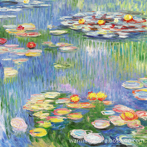 World famous paintings of water lilies